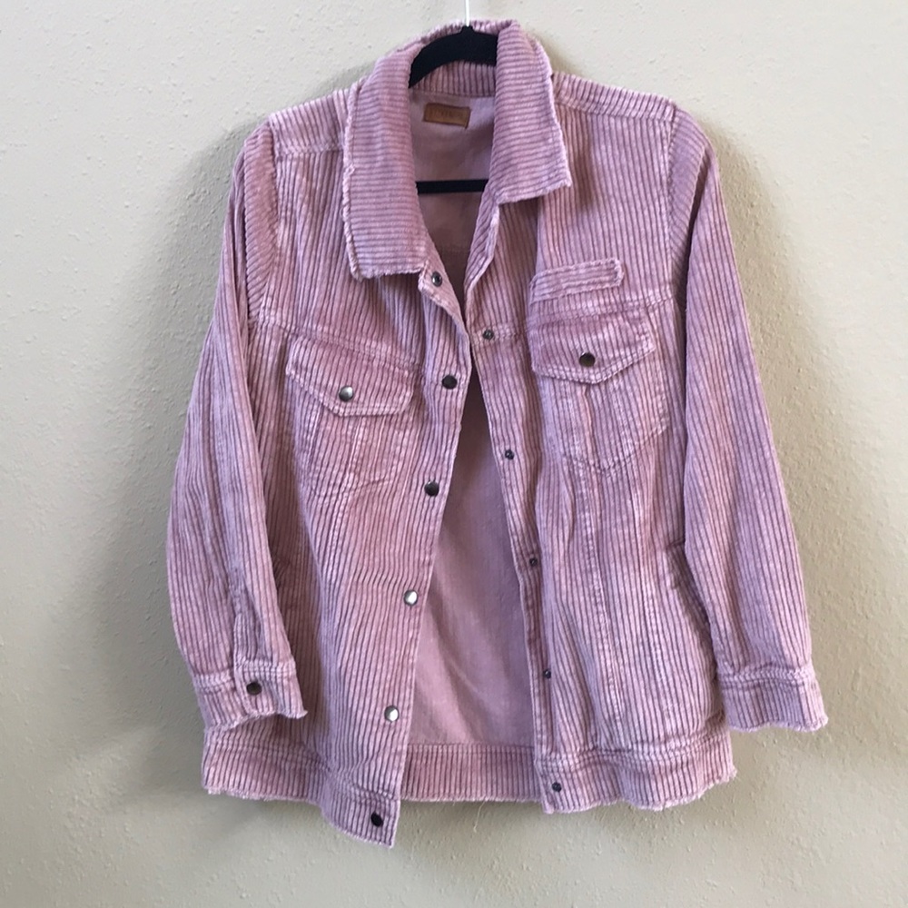 Urban Outfitters Corduroy Crushed Velvet Jacket